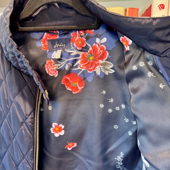 EUC Joules Brookdale Quilted Vest in Marine Navy,  US 14, UK 16 - Picture 9 of 13